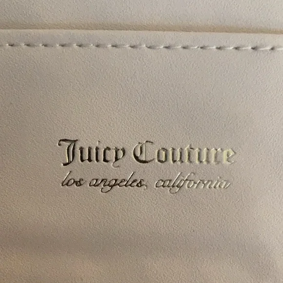 Juicy Couture‎ Wallet Off The Chain Large Zip Around Black Multi Rose Print NWT - Picture 9 of 10